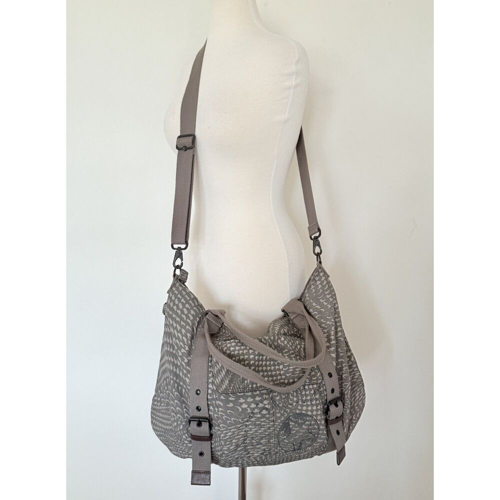 Kipling Large Travel Tote Nylon Multiway Straps Versatile Carryall Bag